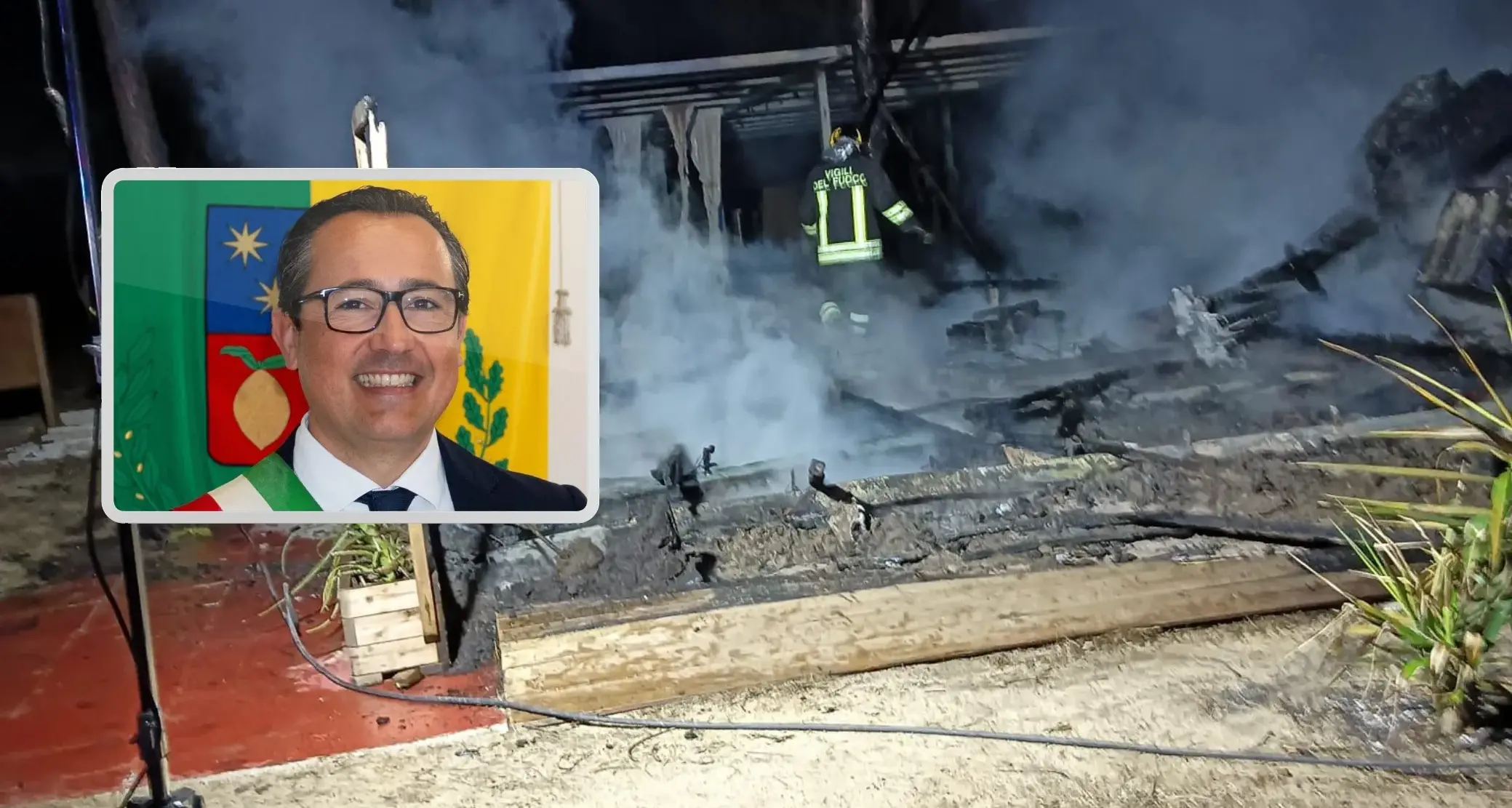 Lotzorai. Chiosco distrutto dalle fiamme, il sindaco lancia una raccolta fondi: comunità attorno alla famiglia