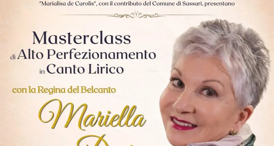 Mariella Devia a Sassari: masterclass di canto lirico con il celebre soprano