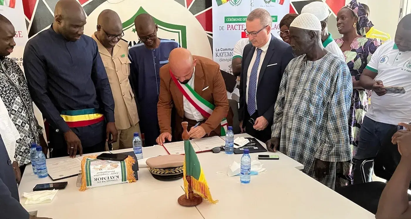 Siglato ufficialmente il patto di gemellaggio tra Porto Torres e la città senegalese di Kayemor