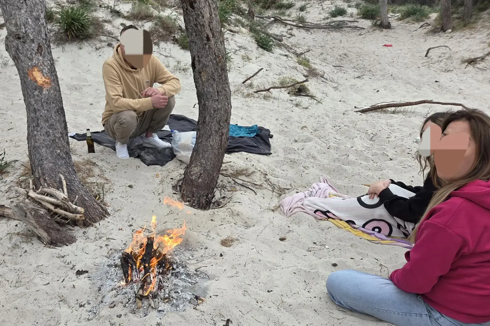 Fuochi sulle dune nel litorale di Alghero: in totale 70 illeciti riscontrati nel weekend
