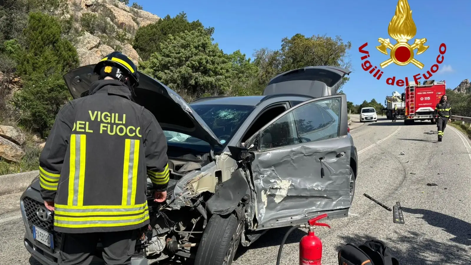 Scontro auto-camion: incidente alle porte di San Pantaleo