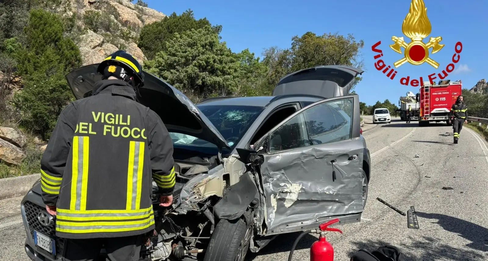 Scontro auto-camion: incidente alle porte di San Pantaleo