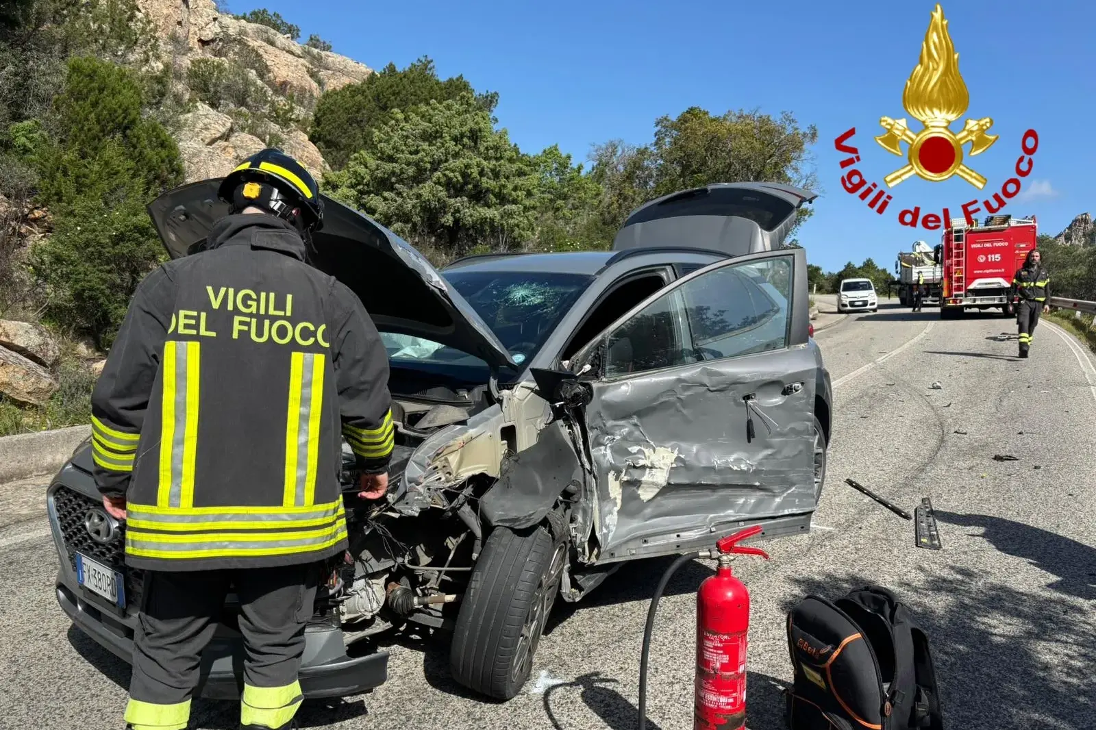 Scontro auto-camion: incidente alle porte di San Pantaleo
