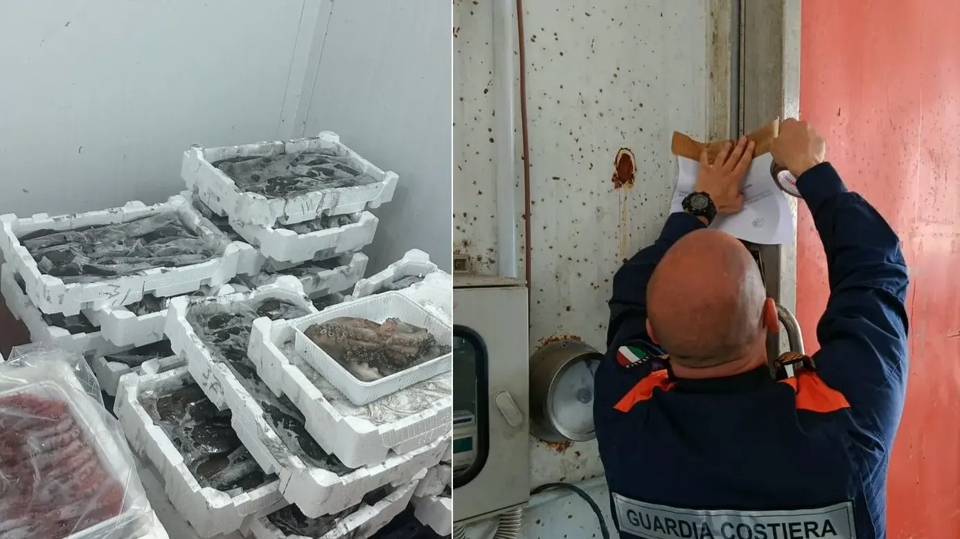 Sant’Antioco. La Guardia Costiera sequestra 1.700 chili di pesce non tracciato. Una parte sarà donato alla Caritas