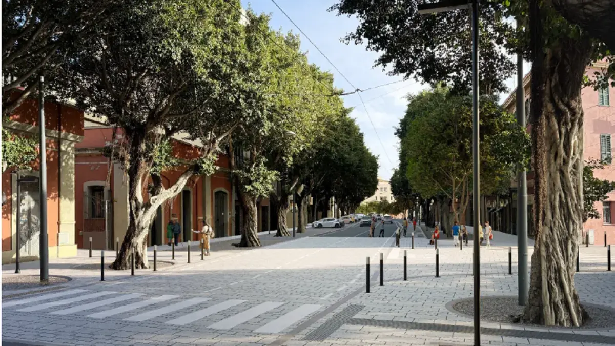 Ok al restyling di viale Trieste a Cagliari: nuova pista ciclabile e verde