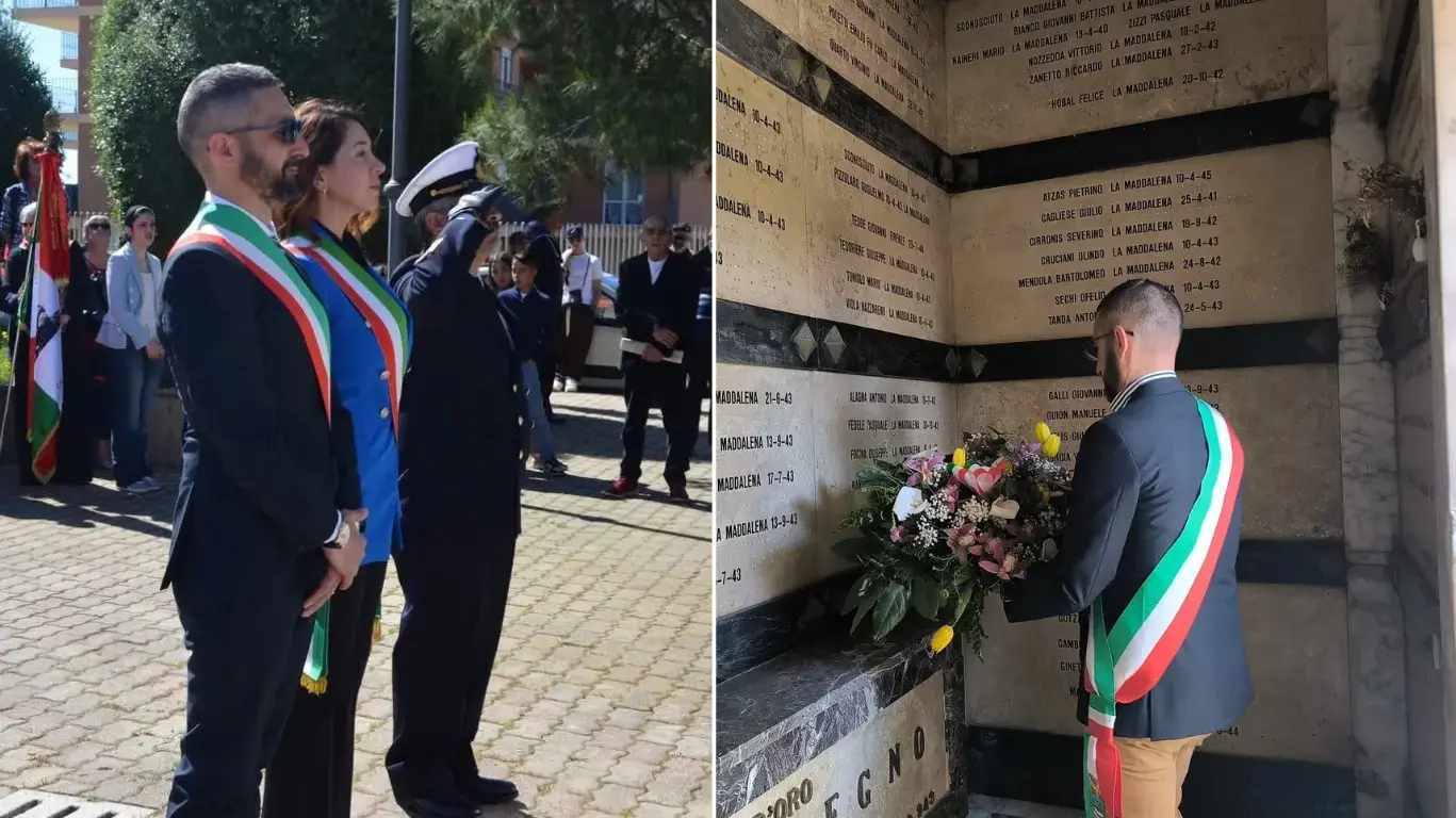 Sarule onora Giuseppe Forma: il sindaco Sirca a La Maddalena per il 25 Aprile