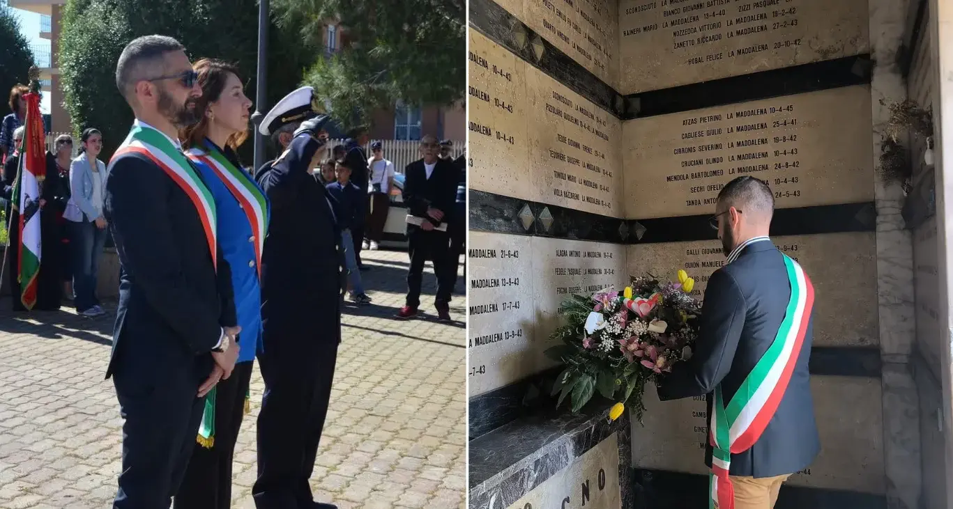 Sarule onora Giuseppe Forma: il sindaco Sirca a La Maddalena per il 25 Aprile